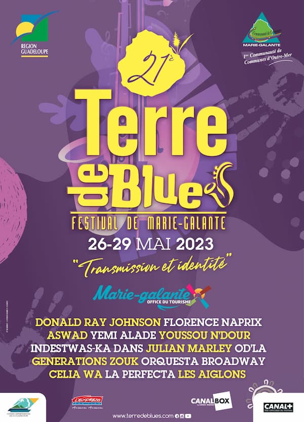 Line up Festival Terre de Blues 2023 à Marie-Galante